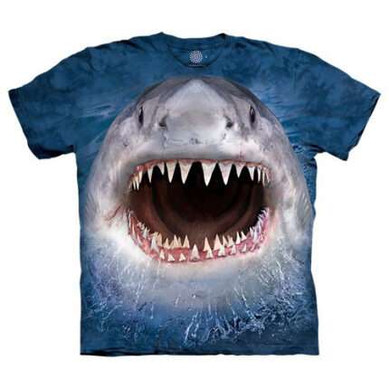 The Mountain 'WICKED NASTY SHARK' Tie-Dye T-Shirt