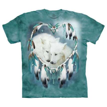 The Mountain 'WOLF HEART' Tie-Dye T-Shirt