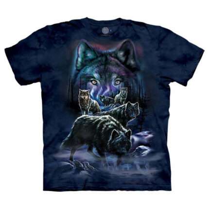 The Mountain 'WOLF PACK' Tie-Dye T-Shirt