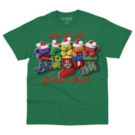 Liquid Blue 'Xmas Stocking Bears' Grateful Dead T-Shirt