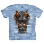 The Mountain '2 HIPPOS' Tie-Dye T-Shirt