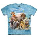 The Mountain 'AFRICAN SELFIE' Tie-Dye T-Shirt