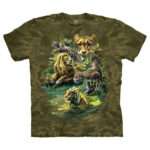 The Mountain 'BIG CATS PARADISE' Tie-Dye T-Shirt