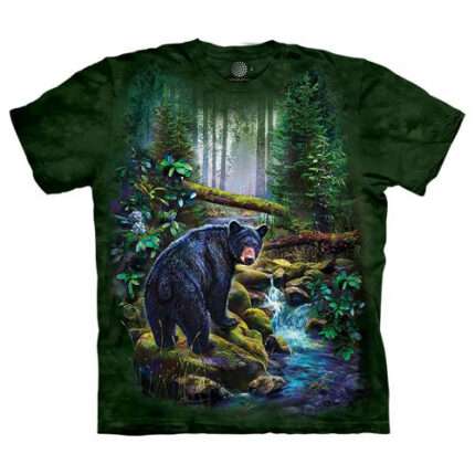 The Mountain 'BLACK BEAR FOREST' Tie-Dye T-Shirt
