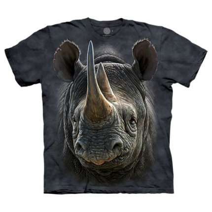 The Mountain 'BLACK RHINO' Tie-Dye T-Shirt