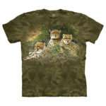 The Mountain 'FAMILY CHEETAHS' Tie-Dye T-Shirt