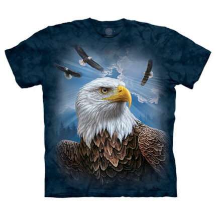 The Mountain 'GUARDIAN EAGLE' Tie-Dye T-Shirt