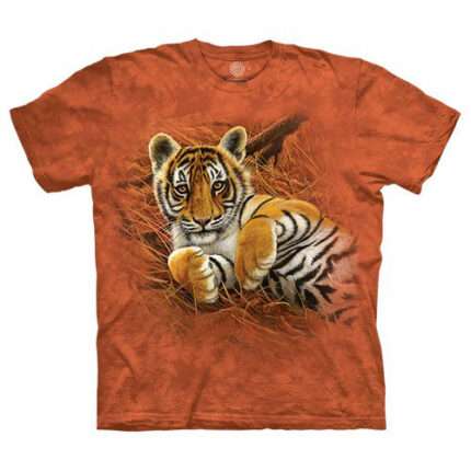 The Mountain 'PLAYFUL TIGER CUB' Tie-Dye T-Shirt