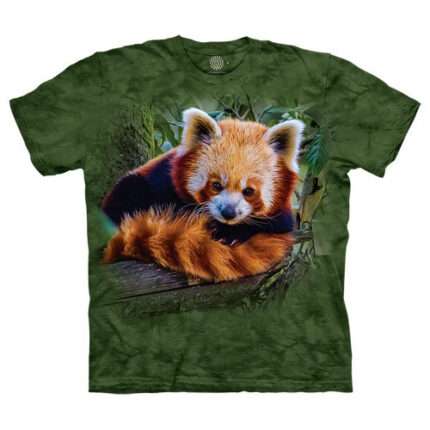 The Mountain 'RED PANDA' Tie-Dye T-Shirt