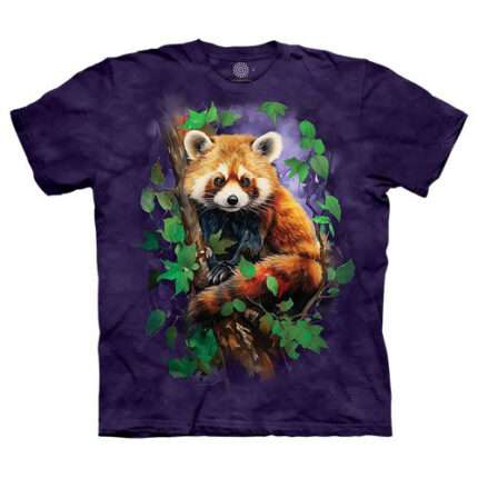 The Mountain 'RED PANDA'S OUTLOOK' Tie-Dye T-Shirt