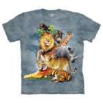 The Mountain 'SAFARI COLLAGE' Tie-Dye Youth T-Shirt