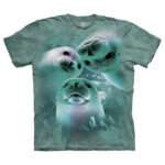 The Mountain 'SEA LION TRIO' Tie-Dye T-Shirt