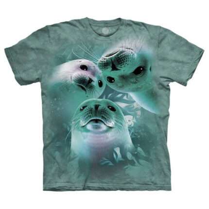 The Mountain 'SEA LION TRIO' Tie-Dye T-Shirt