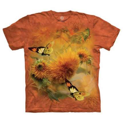 The Mountain 'SUNFLOWER & BUTTERFLIES' Tie-Dye T-Shirt