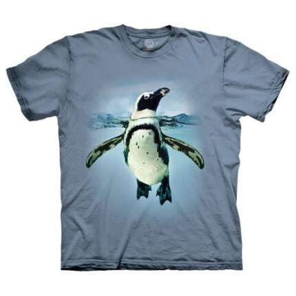 The Mountain 'SWIMMING PENGUIN' Tie-Dye T-Shirt